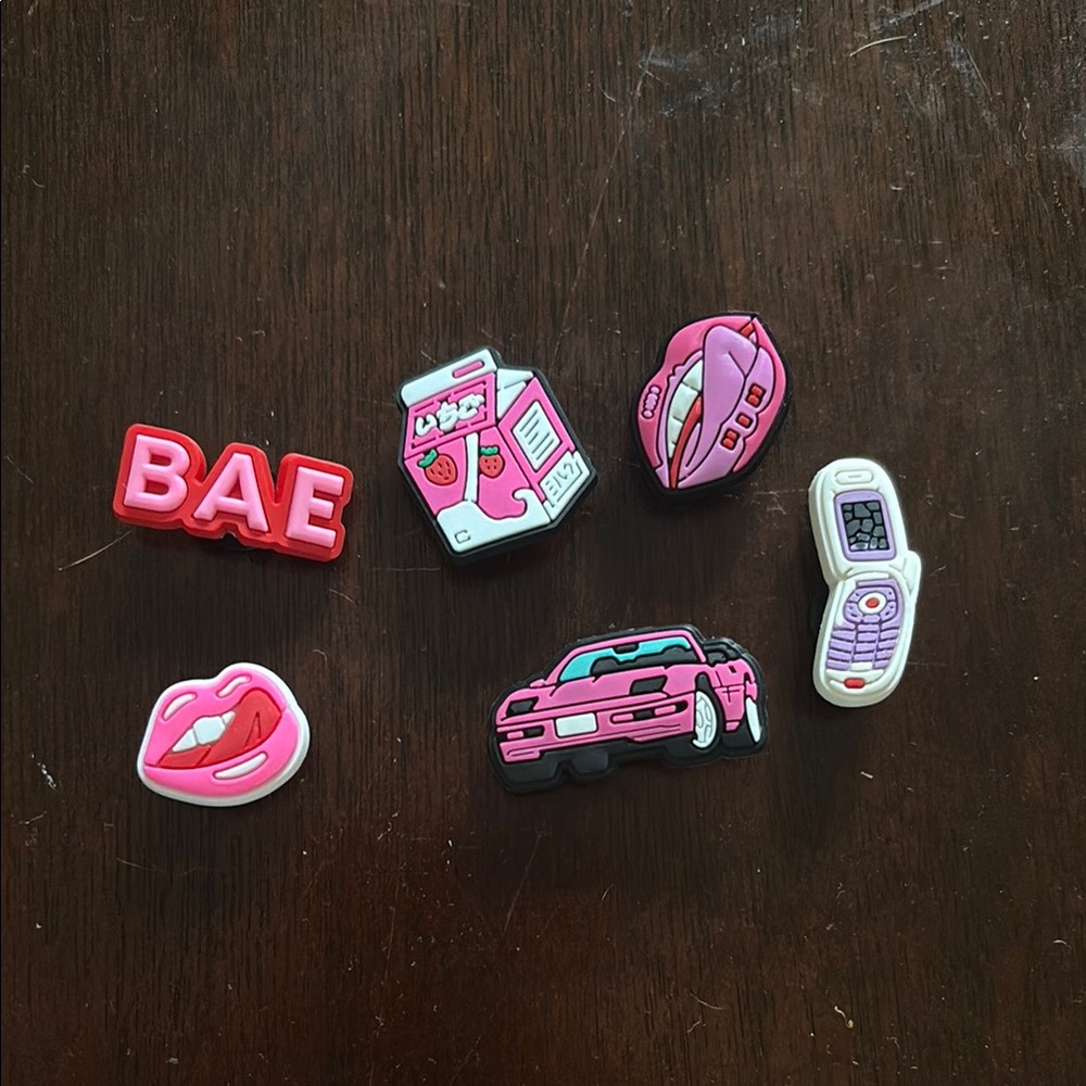 Pink Jibbitz Set